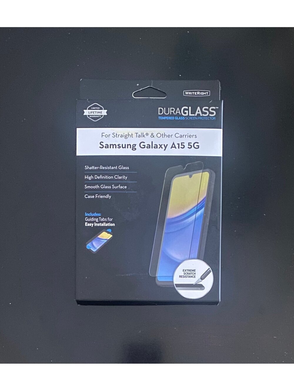 DuraGlass Tempered Glass Screen Protector for Samsung Galaxy A15 5G